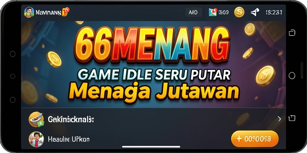 Tampilan gameplay seru dari 66MENANG dengan karakter unik.