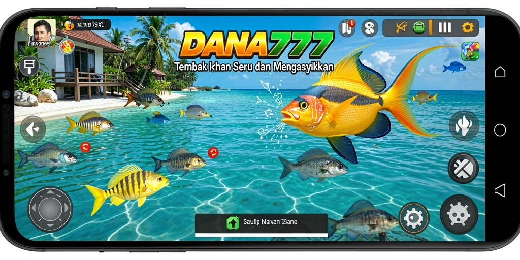 Gameplay DANA777 yang seru dengan berbagai jenis ikan untuk diburu.