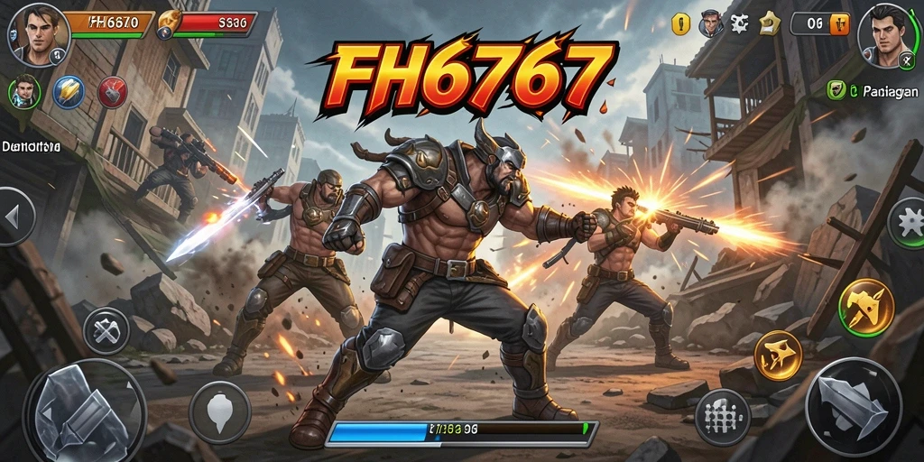 Gameplay intens FH6767 dengan aksi mendebarkan dan karakter unik.