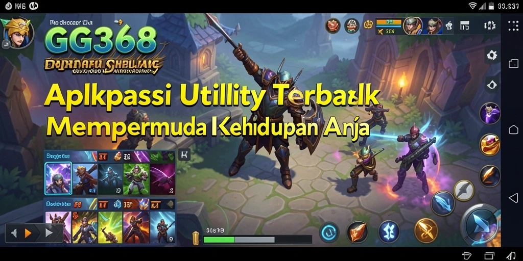 Tampilan aplikasi GG368 yang intuitif dan mudah digunakan.