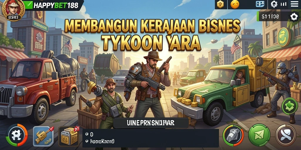 Screenshot utama GAMEPLAY HAPPYBET188 menampilkan strategi Tycoon yang dinamis.