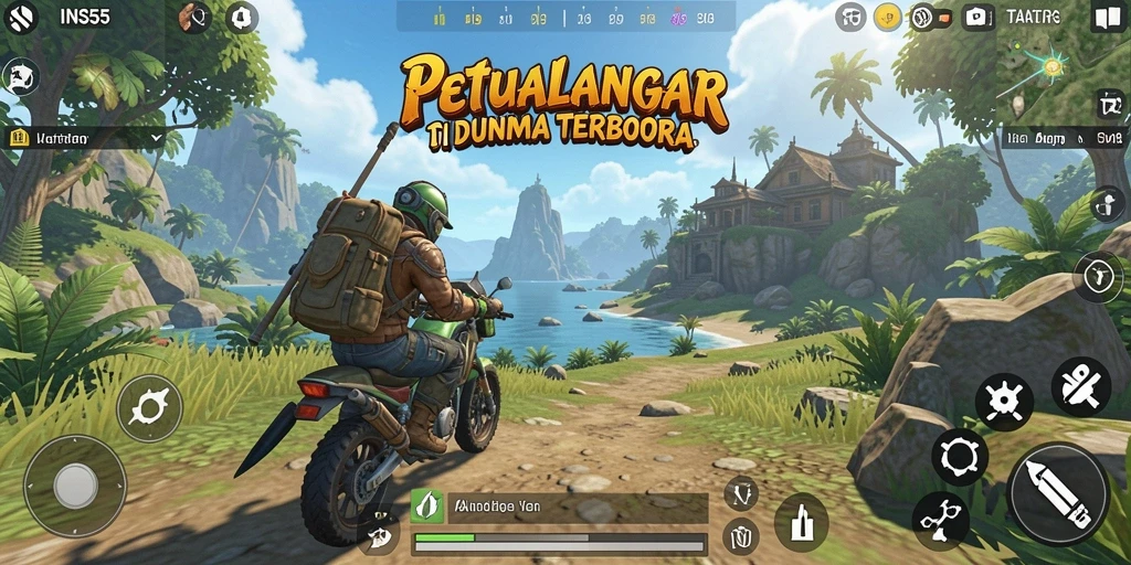 Tangkapan layar menunjukkan momen eksplorasi dalam dunia Open World yang menakjubkan.
