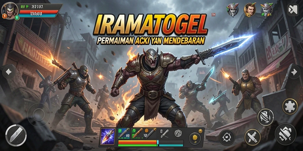 Screenshot menyerukan aksi seru dalam IRAMATOGEL.