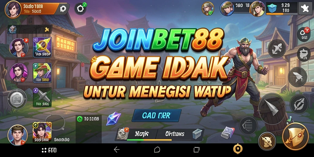 Tangkapan layar utama menunjukkan gameplay Idle yang menarik.