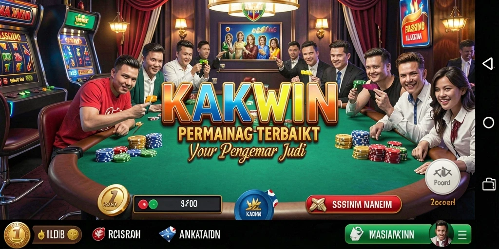 Screenshot gameplay KAKWIN menampilkan momen seru permainan Kasino.