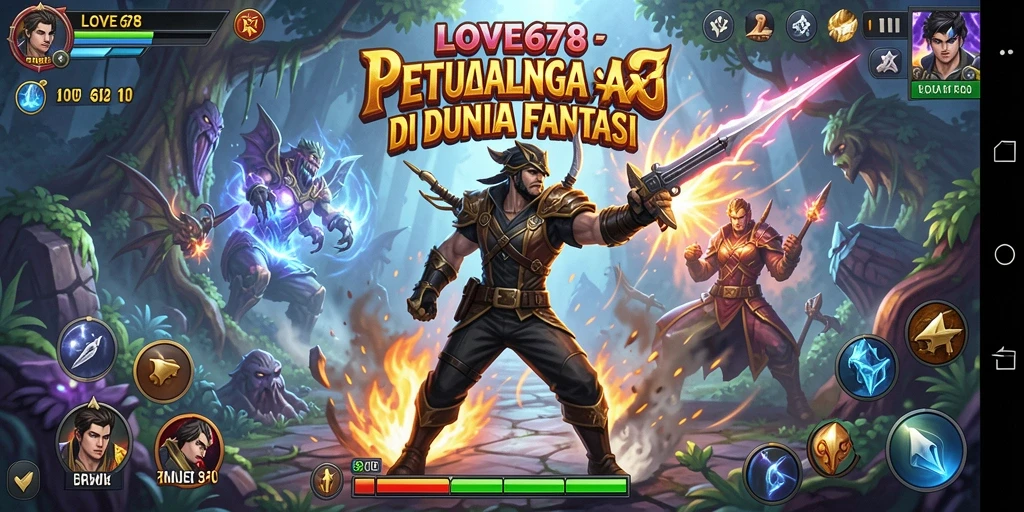 Tampilan gameplay menarik di dunia fantasi LOVE678.