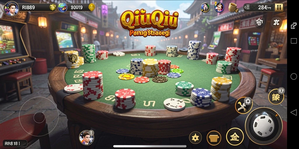 Tampilan gameplay menarik dari game QiuQiu RI889.