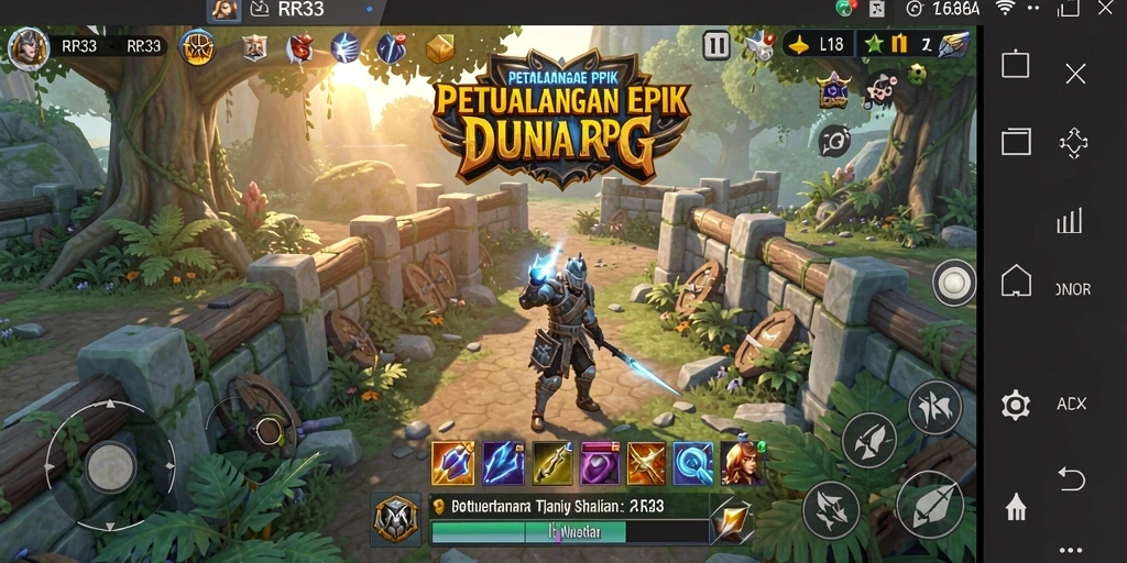 Tampilan gameplay seru dalam RR33 yang menggembirakan.